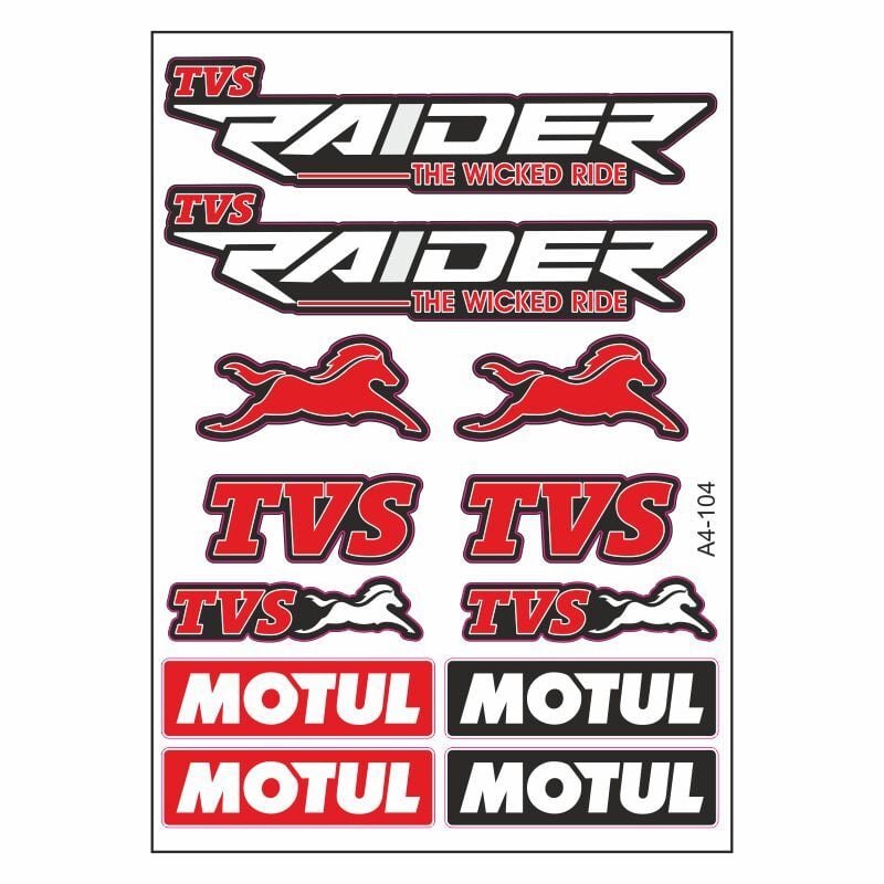 A4 STİCKER 104 TEK PAKET ÇOKLU STİCKER