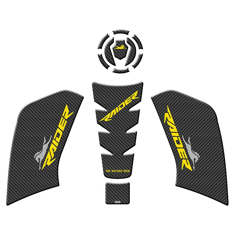 TVS RAIDER 125 2023 - 2024 UYUMLU TANK PAD SET 003