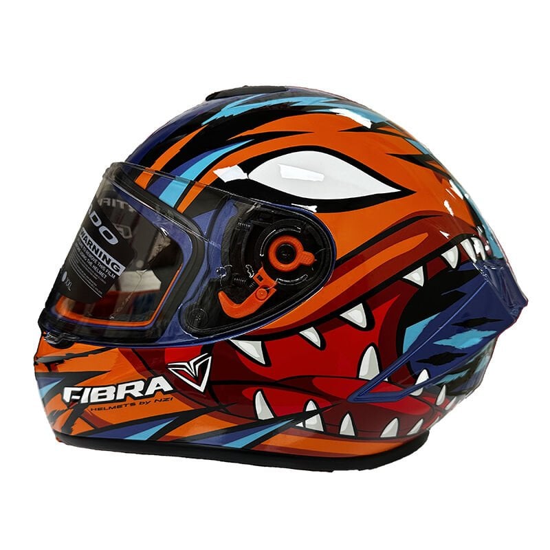 FİBRA FULL FACE KASK ŞEFFAF VİZÖR MODEL 6