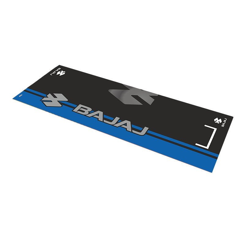 BAJAJ MAVİ DESENLİ 80 X 220 cm KAYDIRMAZ MOTOSİKLET HALISI