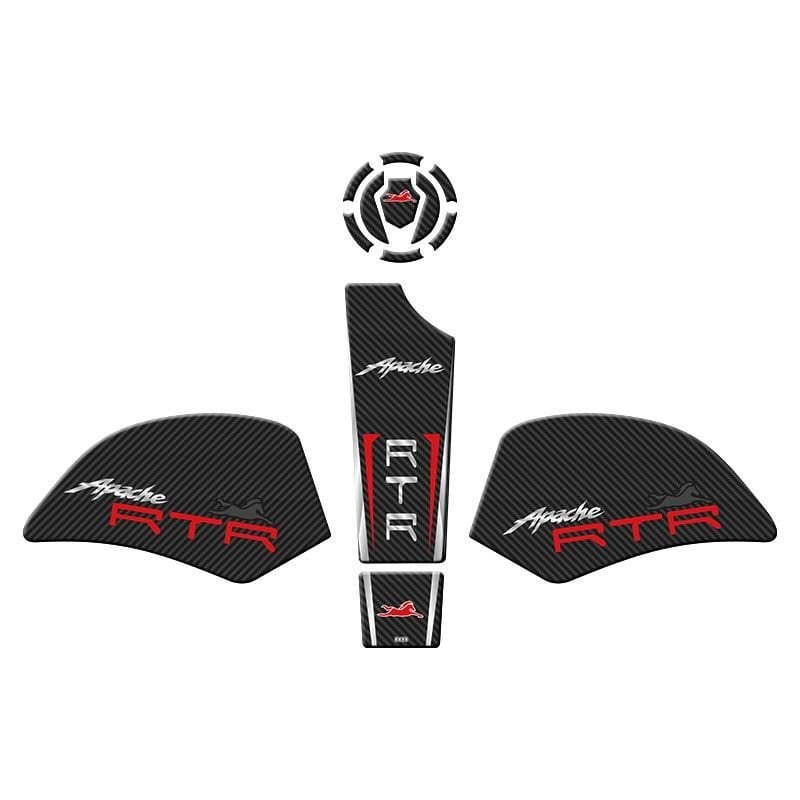 TVS APACHE RTR 200 2022 - 2025 UYUMLU TANK PAD SET 002