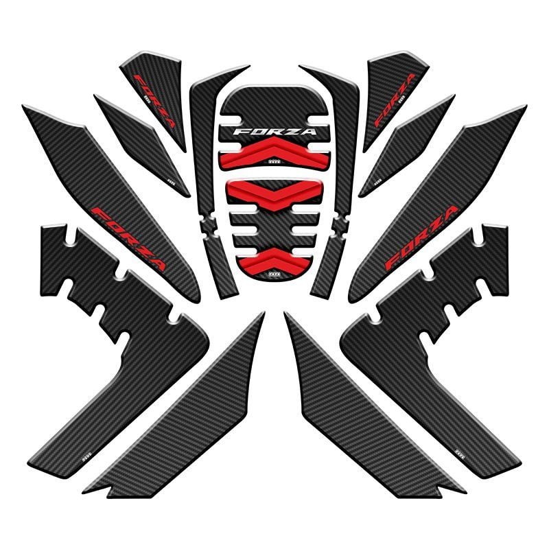 HONDA FORZA 2021 - 2024 UYUMLU TANK PAD SET 009