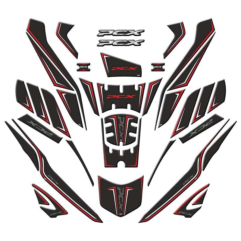 HONDA PCX 2025 UYUMLU TANK PAD SET 003