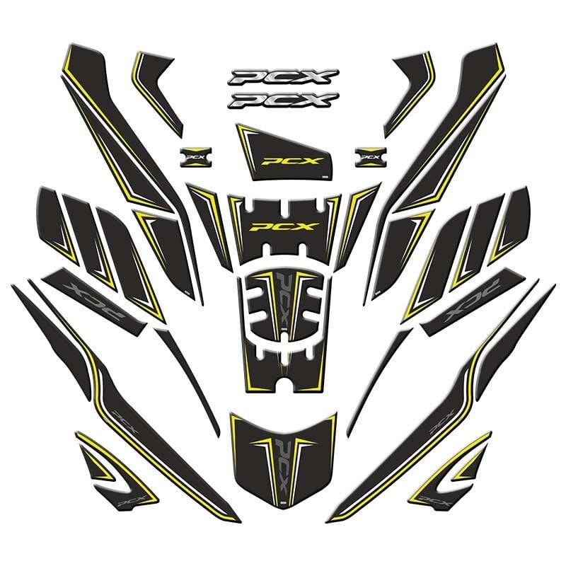 HONDA PCX 2025 UYUMLU TANK PAD SET 006