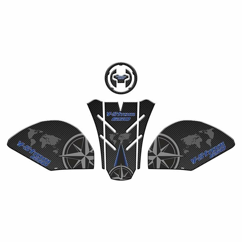 SUZUKI V-STROM 650 2021 - 2024 UYUMLU TANK PAD SET 001