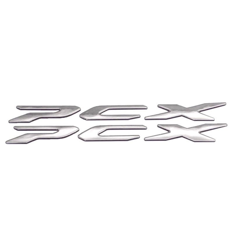 HONDA PCX 2014 - 2025 UYUMLU SELE ALTI METAL YAZI SETİ NİKEL