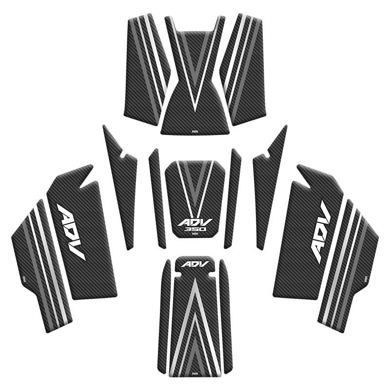 HONDA ADV 350 2023-2025 UYUMLU TANK PAD SET 002