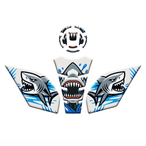 CF MOTO 250 SR 2020 - 2025 UYUMLU TANK PAD SET 013