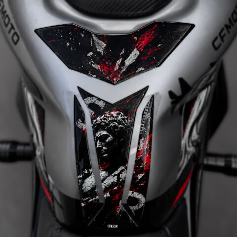 CF MOTO 450 SR 2023 - 2026 UYUMLU FULL TANK PAD SET 003