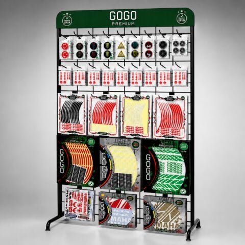 PERAKENDE MAĞAZA DİSPLAY STANDI | METAL TEL STAND 100X200 CM