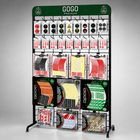 PERAKENDE MAĞAZA DİSPLAY STANDI | METAL TEL STAND 100X200 CM