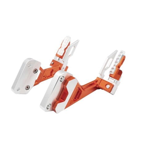 KTM RC 125 UYUMLU AYAK BASAMAK SETİ TURUNCU