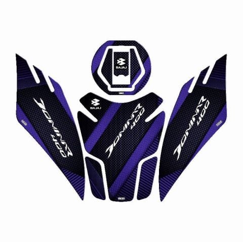 BAJAJ DOMiNAR 400 2017 - 2024 UYUMLU Tank Pad Set 002
