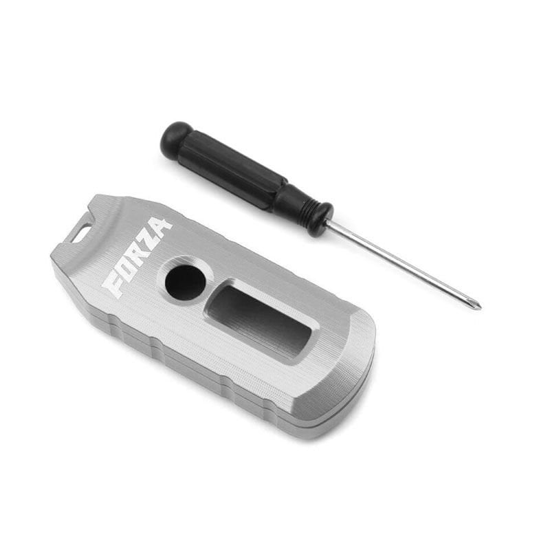 HONDA FORZA 2018 - 2021 UYUMLU ANAHTAR KILIFI GÜMÜŞ