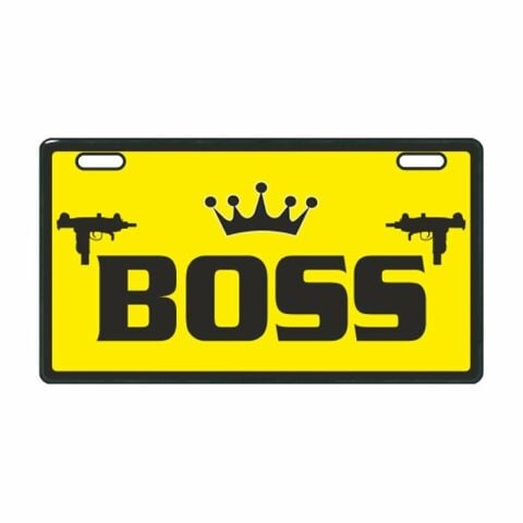SARI BOSS E-BİKE PLAKALIK