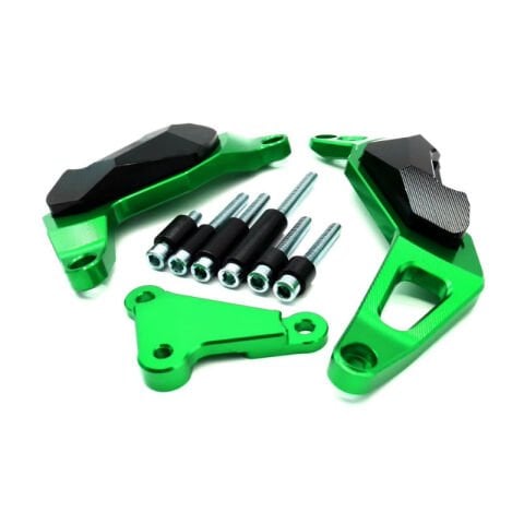 KAWASAKİ NİNJA 400 - Z400 UYUMLU DEKORATİF MOTOR KORUMA YEŞİL