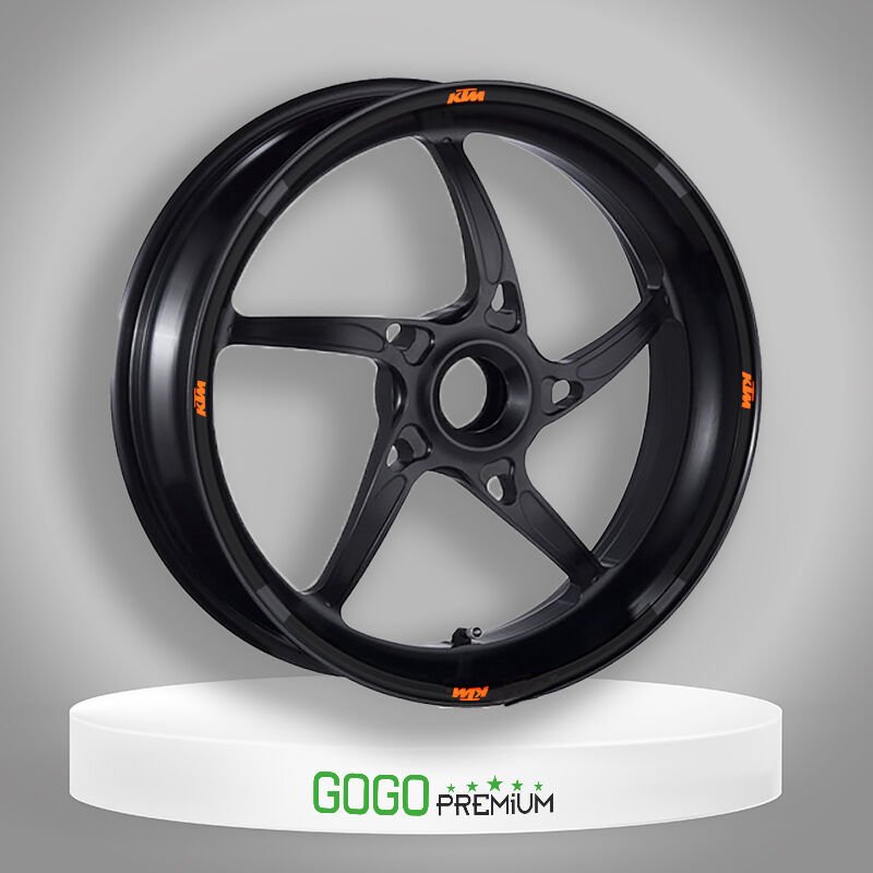 KTM UYUMLU SİYAH 1 SET JANT ŞERİDİ