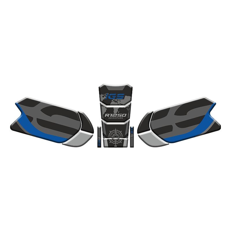 BMW GS R 1250 2013 - 2024 UYUMLU TANK PAD SET 003
