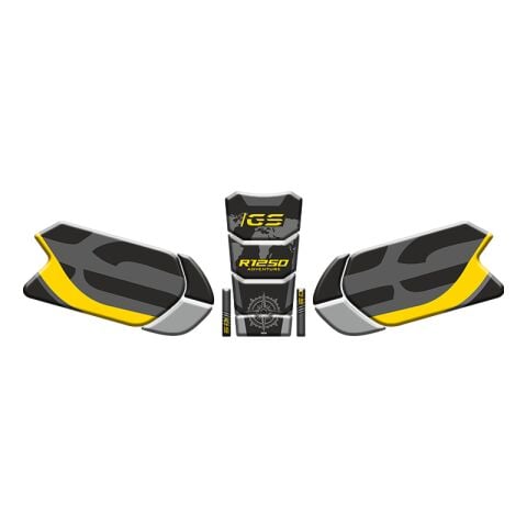 BMW GS R 1250 2013 - 2024 UYUMLU TANK PAD SET 004