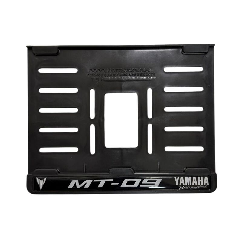 YAMAHA MT-09 UYUMLU BEYAZ PLASTİK (15x24 cm) KIRILMAZ PLAKALIK