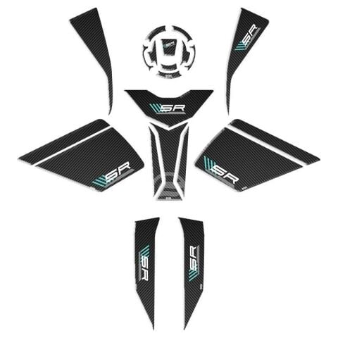 CF MOTO 450 SR 2023 - 2026 UYUMLU FULL TANK PAD SET 001