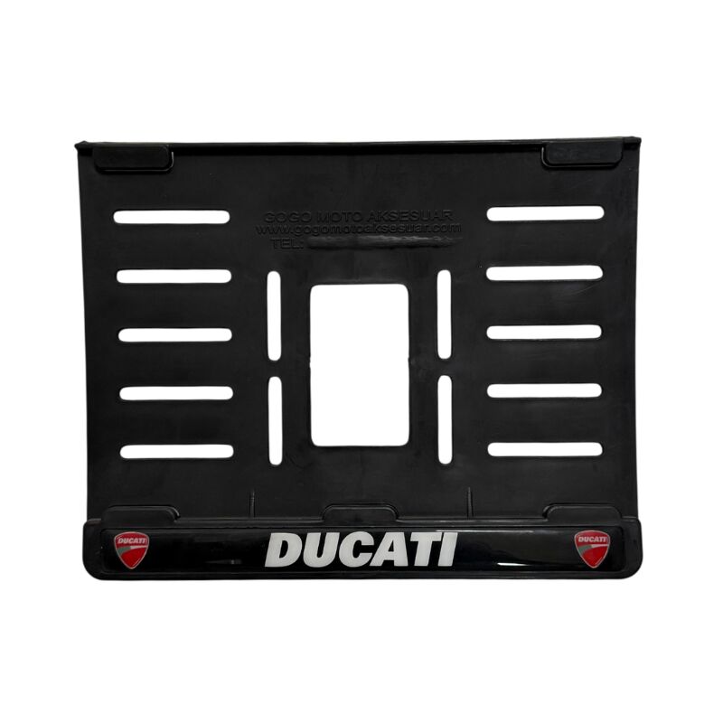 DUCATİ UYUMLU BEYAZ PLASTİK (15x24 cm) KIRILMAZ PLAKALIK