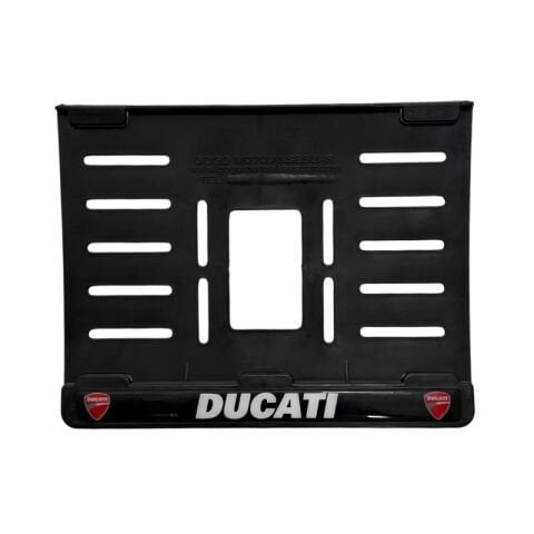 DUCATİ UYUMLU BEYAZ PLASTİK (15x24 cm) KIRILMAZ PLAKALIK