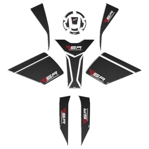 CF MOTO 450 SR 2023 - 2026 UYUMLU FULL TANK PAD SET 002