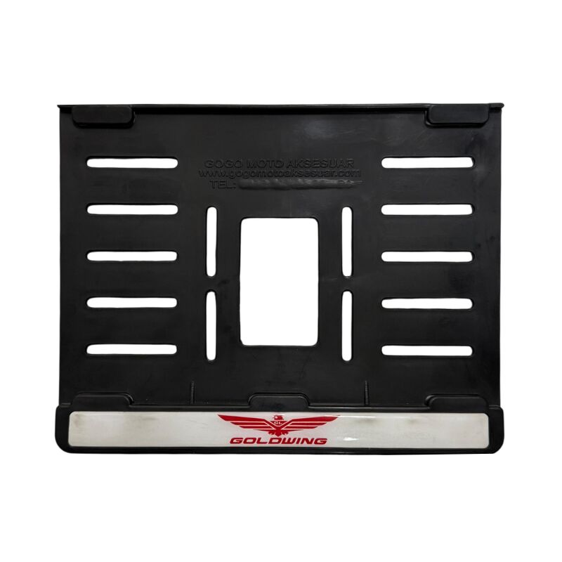 GOLDWING UYUMLU BEYAZ PLASTİK (15x24 cm) KIRILMAZ PLAKALIK
