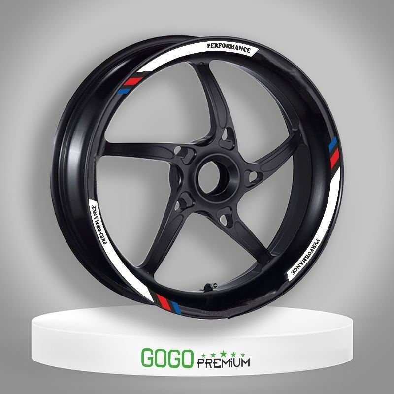 M POWER BEYAZ HONDA DİO UYUMLU 1 SET JANT ŞERİDİ