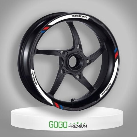 M POWER BEYAZ HONDA DİO UYUMLU 1 SET JANT ŞERİDİ