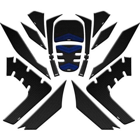 HONDA FORZA 2018 - 2020 UYUMLU Tank Pad Set 007