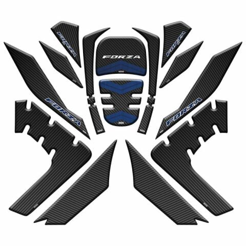 HONDA FORZA 2018 - 2020 UYUMLU Tank Pad Set 007