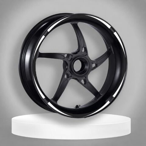 BEYAZ SİYAH HONDA UYUMLU REFLEKTÖRLÜ 1 SET JANT ŞERİDİ
