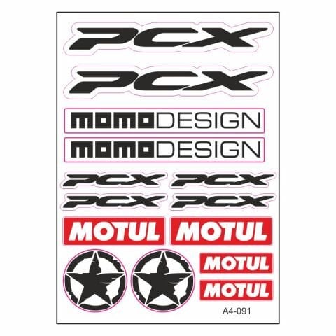A4 STİCKER 091 TEK PAKET ÇOKLU STİCKER