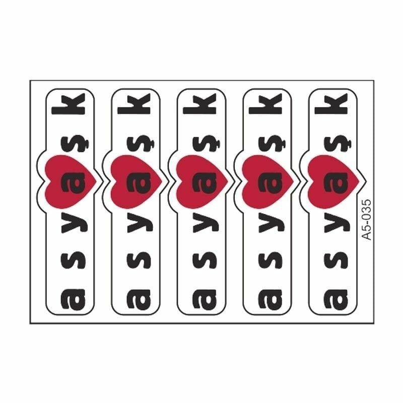 A5 STİCKER 047 TEK PAKET ÇOKLU STİCKER