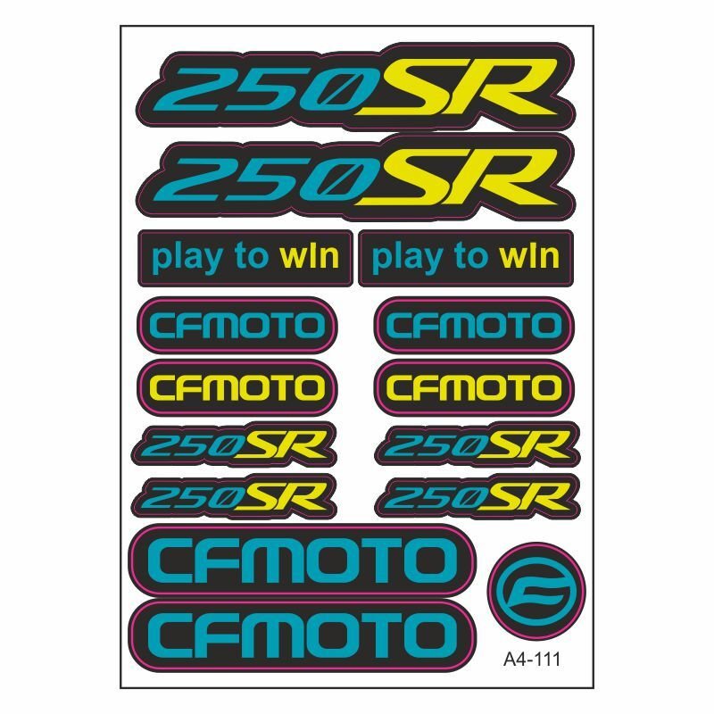 A4 STİCKER 111 TEK PAKET ÇOKLU STİCKER
