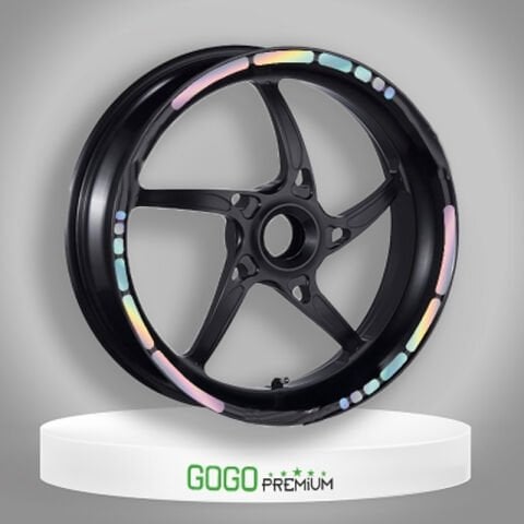 HOLOGRAMLI III HONDA PCX UYUMLU 1 SET JANT ŞERİDİ