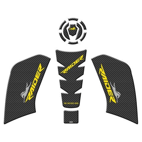 TVS RAIDER 125 2023 - 2024 UYUMLU TANK PAD SET 003