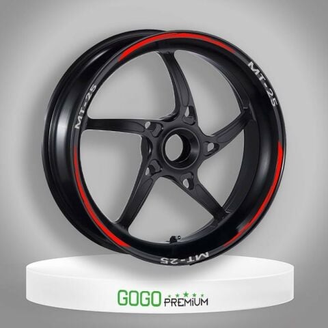 REFLEKTÖR KIRMIZI YAMAHA MT-25 UYUMLU 1 SET JANT ŞERİDİ
