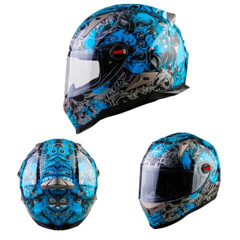 NENKİ FULL FACE KASK ŞEFFAF VİZÖR MODEL 6 L