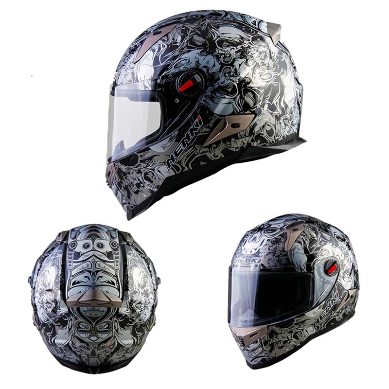 NENKİ FULL FACE KASK ŞEFFAF VİZÖR MODEL 8 XXL