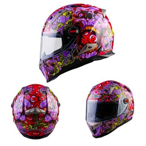 NENKİ FULL FACE KASK ŞEFFAF VİZÖR MODEL 9 XL