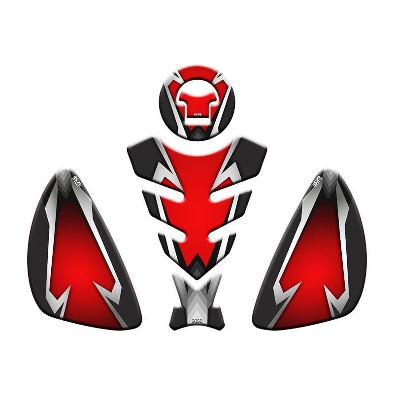 HONDA CBR 125cc-250cc 2005 - 2018 UYUMLU Tank Pad Set 002