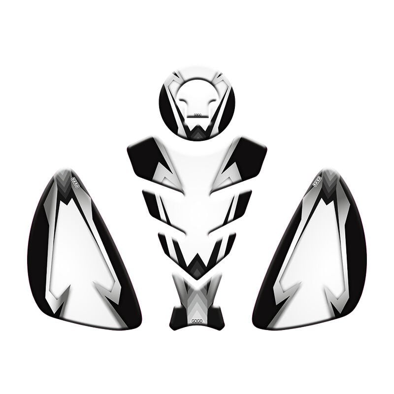 HONDA CBR 125cc-250cc 2005 - 2018 UYUMLU Tank Pad Set 003