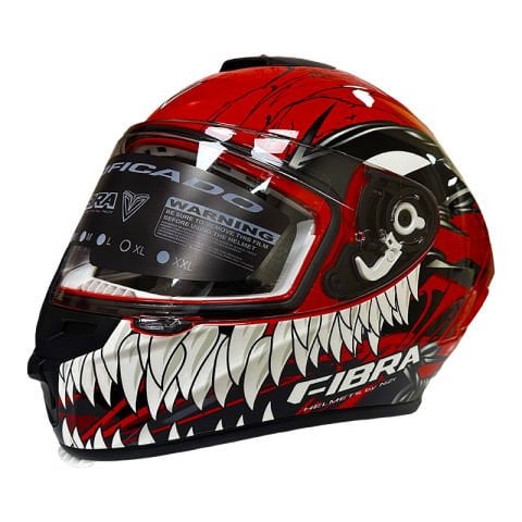 FİBRA FULL FACE KASK ŞEFFAF VİZÖR MODEL 3