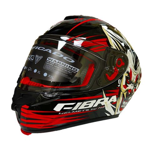 FİBRA FULL FACE KASK ŞEFFAF VİZÖR MODEL 5