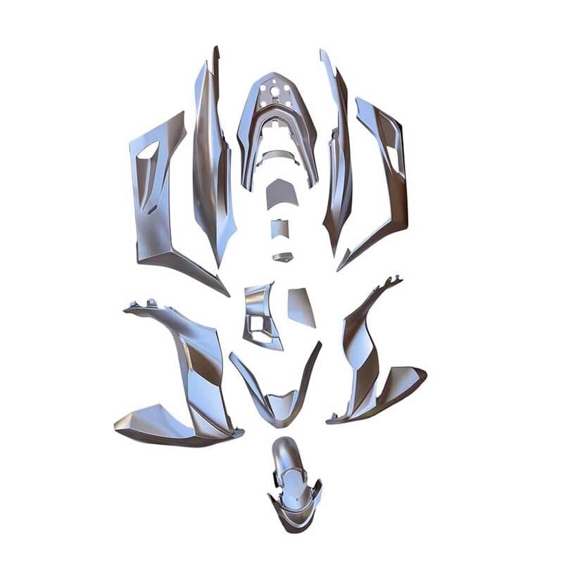 HONDA PCX 2021 - 2024 UYUMLU KOMPLE KAPORTA SETİ SİLVER