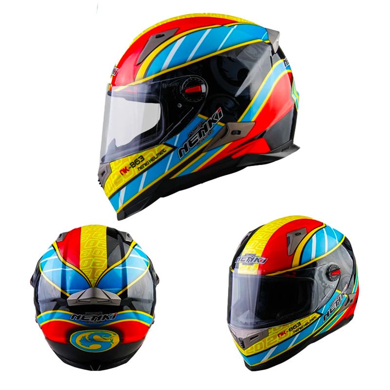 NENKİ FULL FACE KASK ŞEFFAF VİZÖR MODEL 2 XL