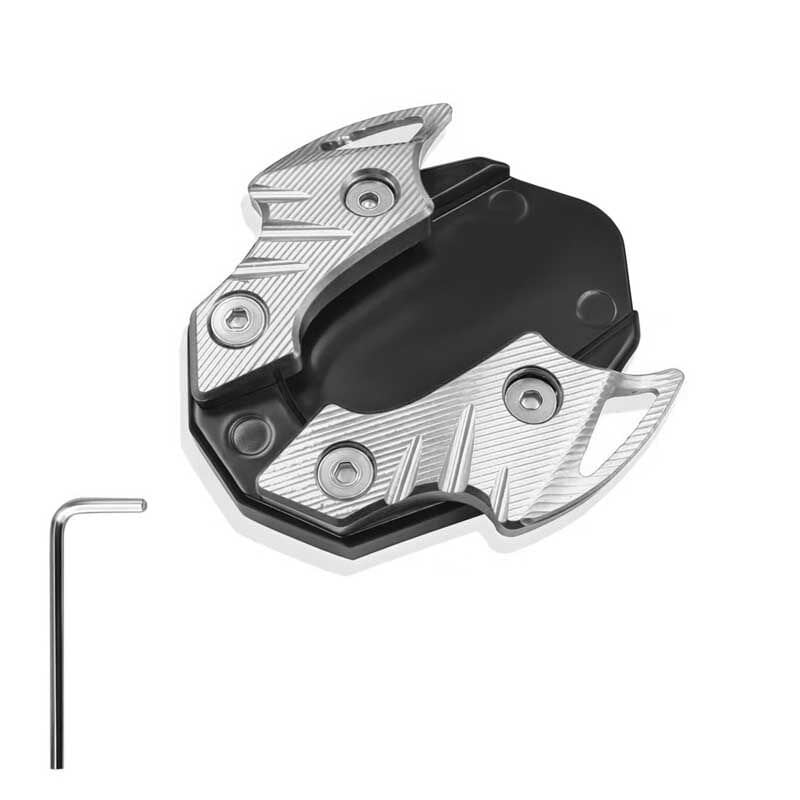 HONDA PCX 2021 2024 UYUMLU YAN AYAK GENİŞLETME YARASA MODEL NİKEL